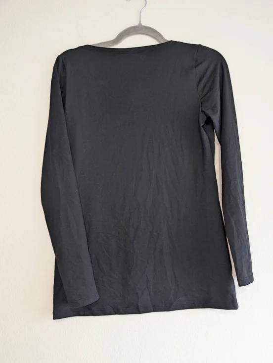 NWT Felina Velvety Soft Lounge Wear scoop neck Long Sleeve Top Size XL - Picture 4 of 6